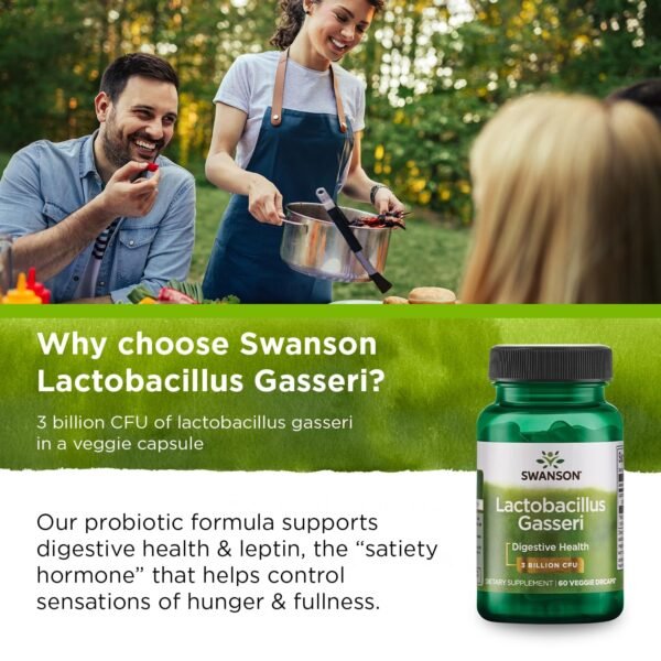 Swanson Probiotics Prob Lactobacillus Gasseri, 60 Veg Drcapsules - Image 6