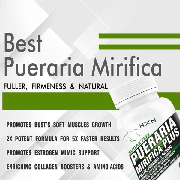 HXN Mass Gainer For Women With Pueraria Mirifica, Asparagus, Fenugreek, And Essential Amino Acids To Helps Support In Muscle Gain -120 Tablet (Pack 2) - Image 6