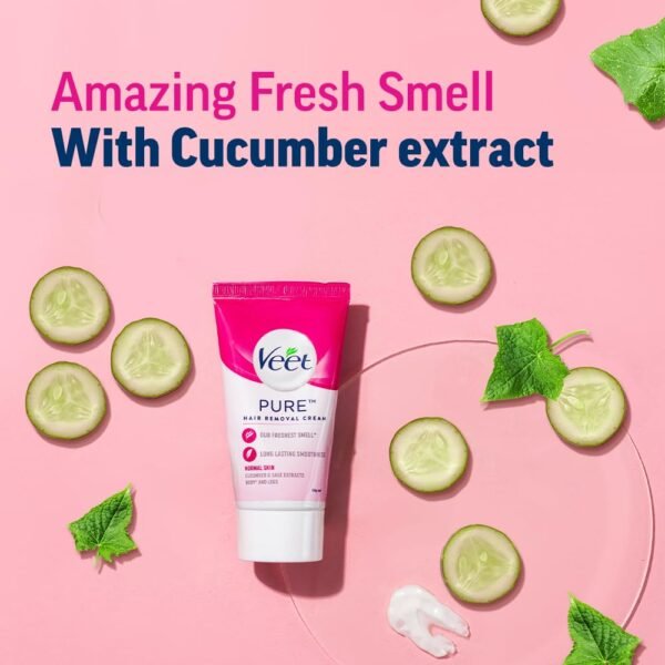 Veet Silk & Fresh Hair Removal Cream, Normal Skin -100g, Pack Of 1 - Image 6