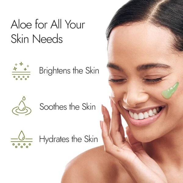 Kapiva Pure Aloe Vera Skin Gel 500g For Face & Hair | Hydrating, Moisturizing, Soothing Skin | Multipurpose Gel - Image 8