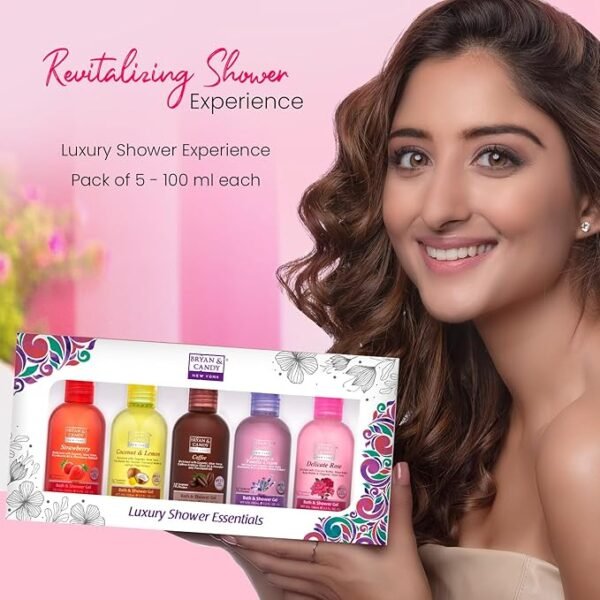 Bryan & Candy Luxurious Shower Gel Combo Kit | Gift Set For Women And Men | Ph5.5 Skin Friendly,Perfect for Gifting, Fresh Fragrances - Image 2