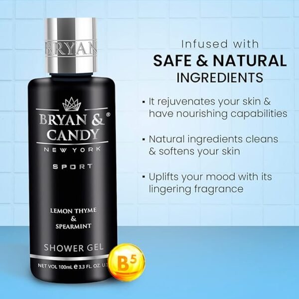Bryan & Candy Complete Face & Body Care Kit | Gift Set For Men | 100% Vegan | Skin-Friendly pH 5.5 for All Skin Types,SLS & Paraben Free (Small Lemon & Thyme Kit) - Image 4