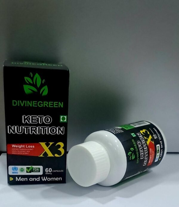 Divine Green Keto Nutrition X3 Capsules
